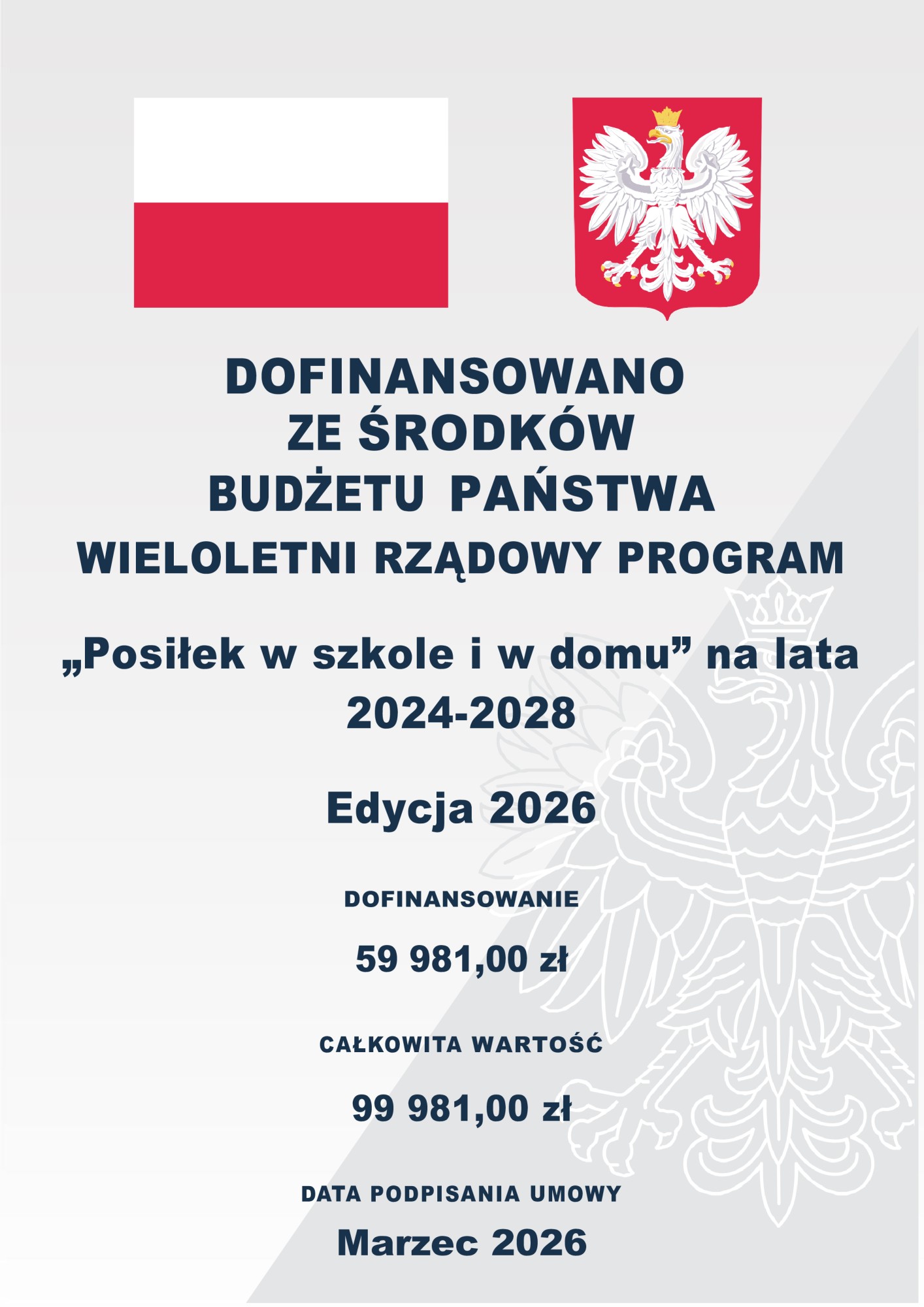 plakat posiłek w&nbsp;szkole i&nbsp;w&nbsp;domu na lata 2024-2028